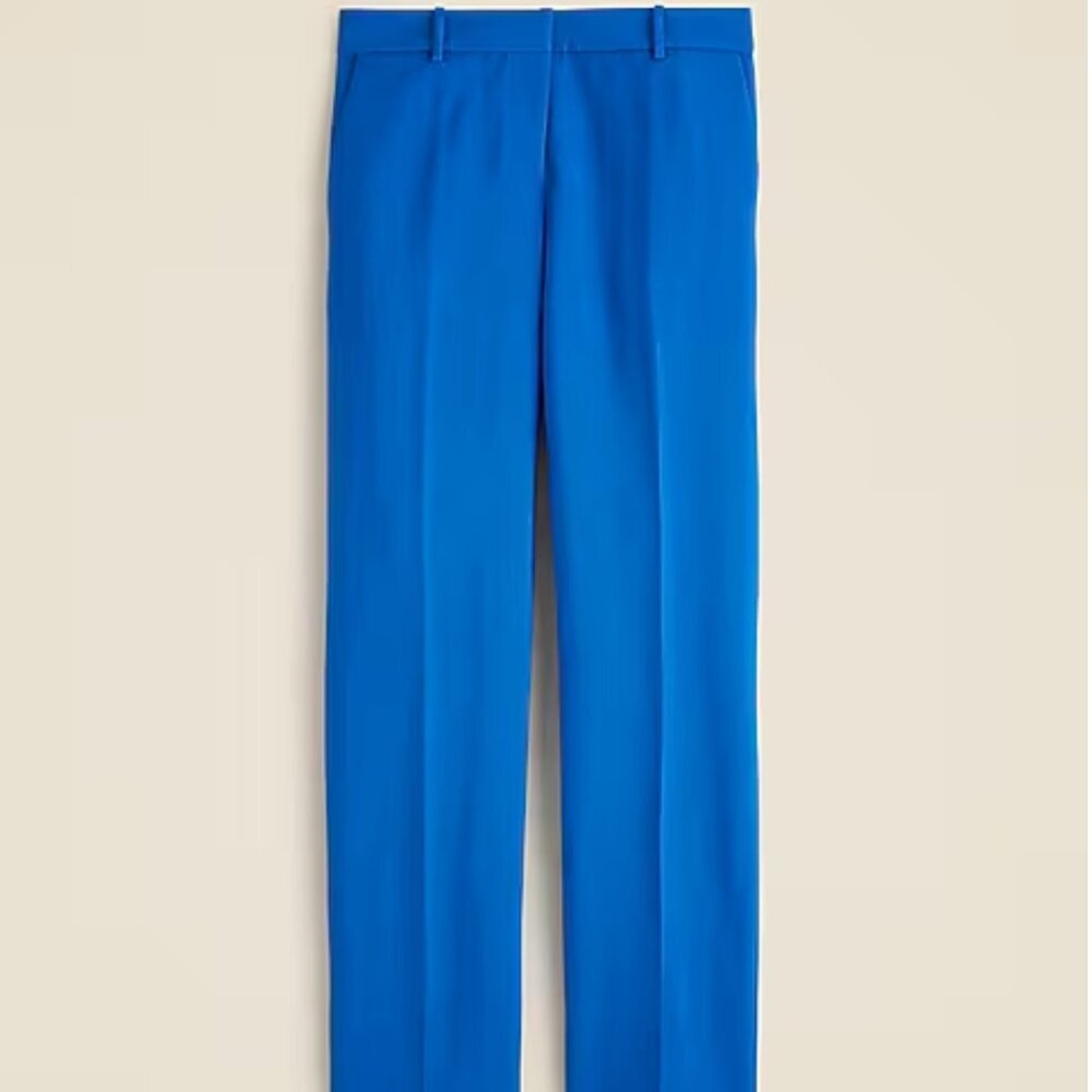 J. Crew Slim-fit trouser in sateen Tidewater
